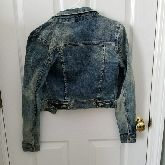 Jean Crop Jacket - Picture 2 of 3